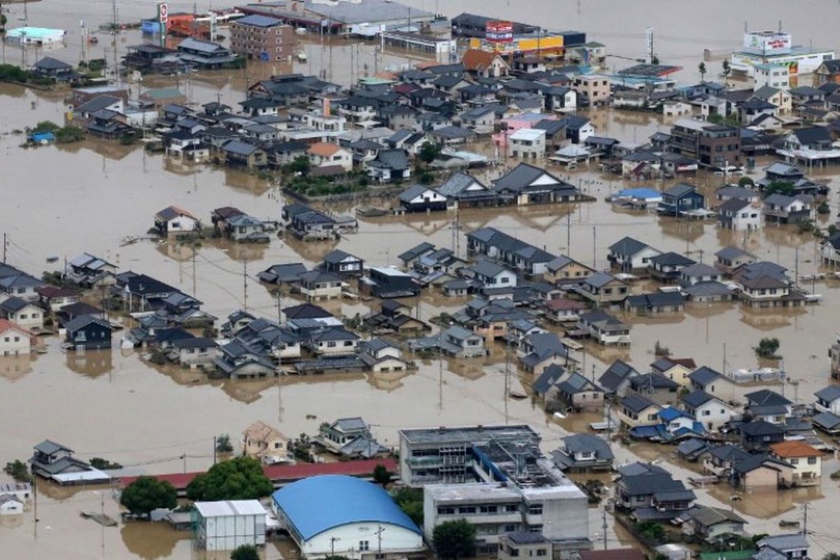 Cuaca Ekstrem Melanda Jepang: Hujan Lebat dan Banjir Ancam Beberapa Prefektur